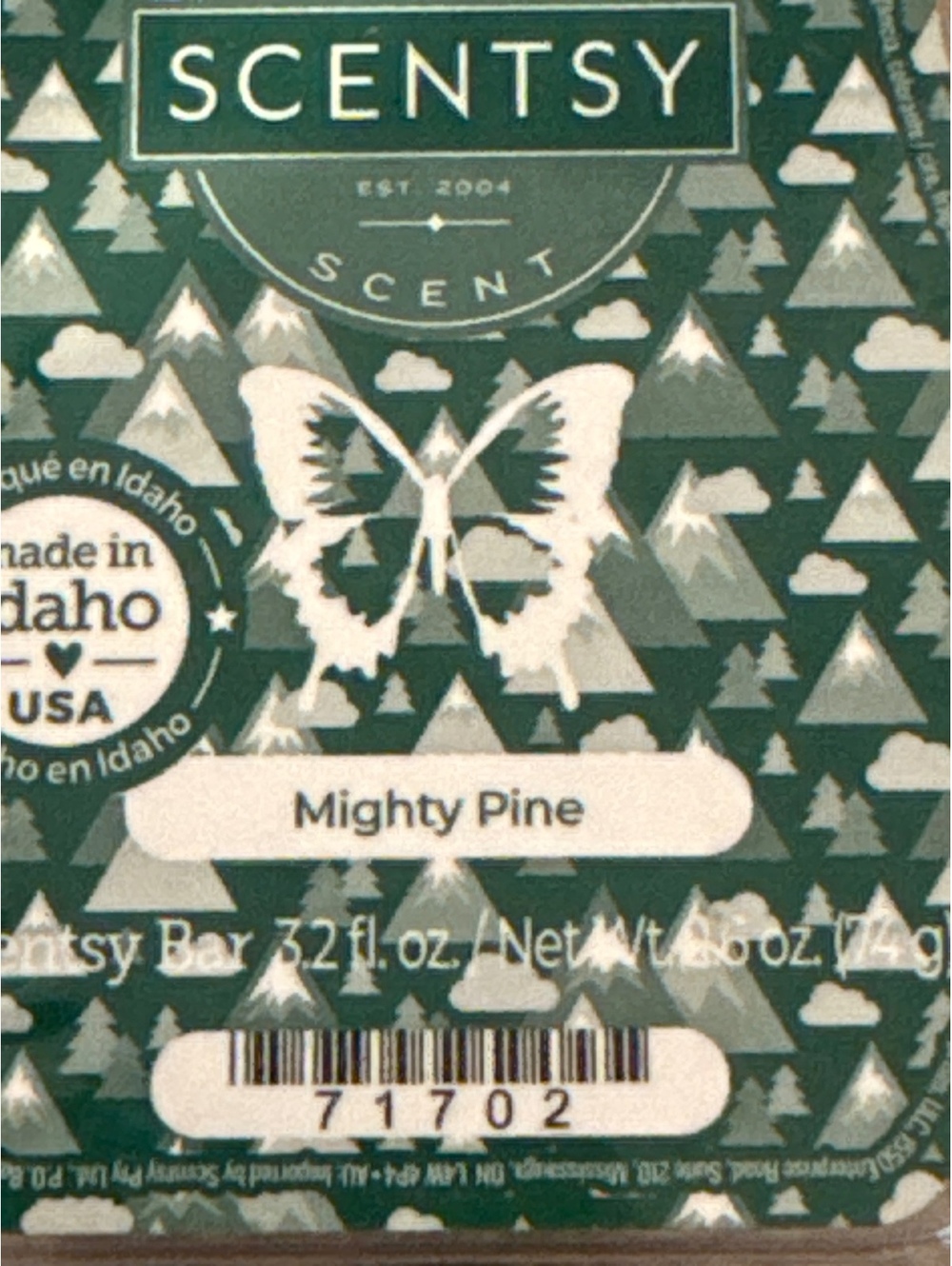 Mighty pine wax bar